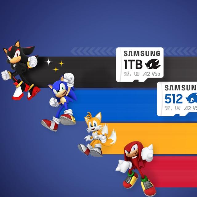 Samsung Pro Plus Micro-SD cards with Sonic speeds