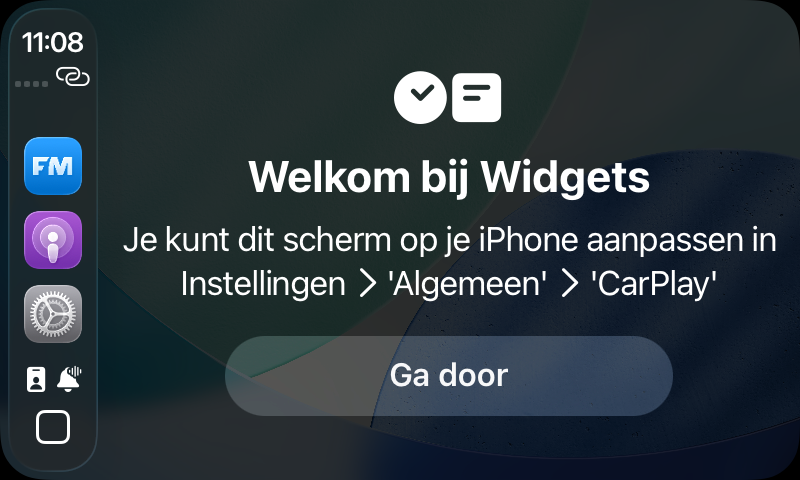 afb 1 Carplay 26 widgetscherm