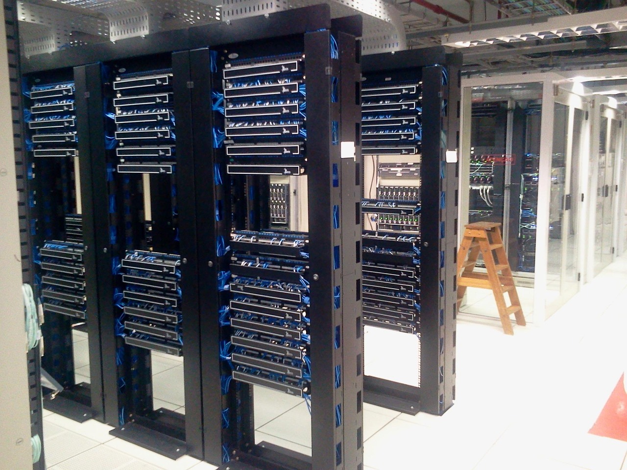 Binnenzijde van een datacenter