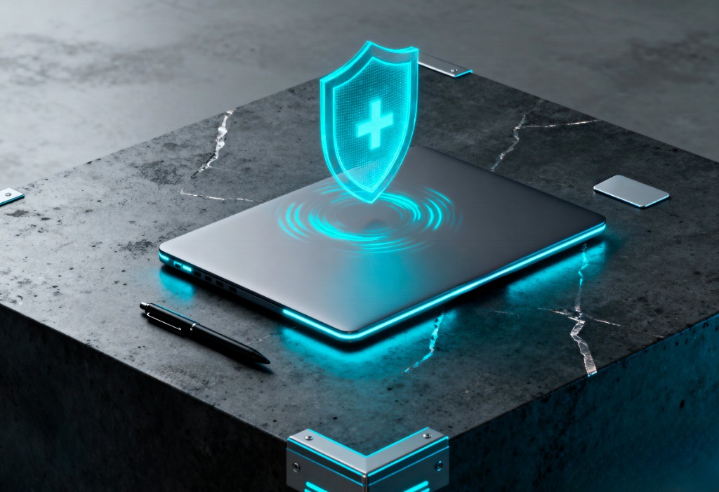 digital security shield laptop 1