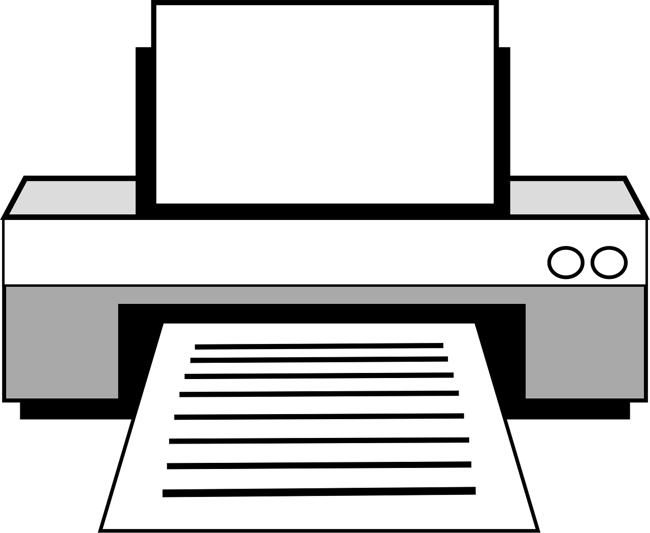 Printer (getekende illustratie)