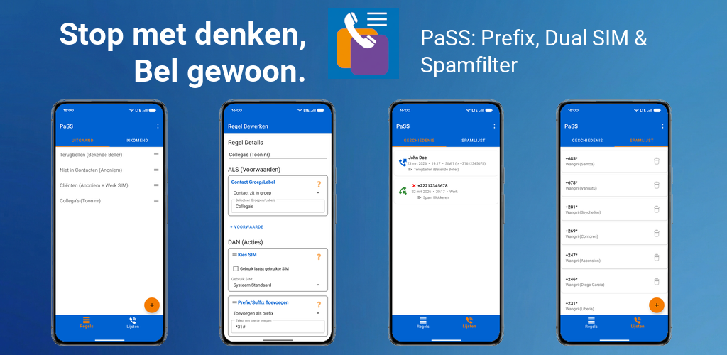 Visuele uitleg van de app