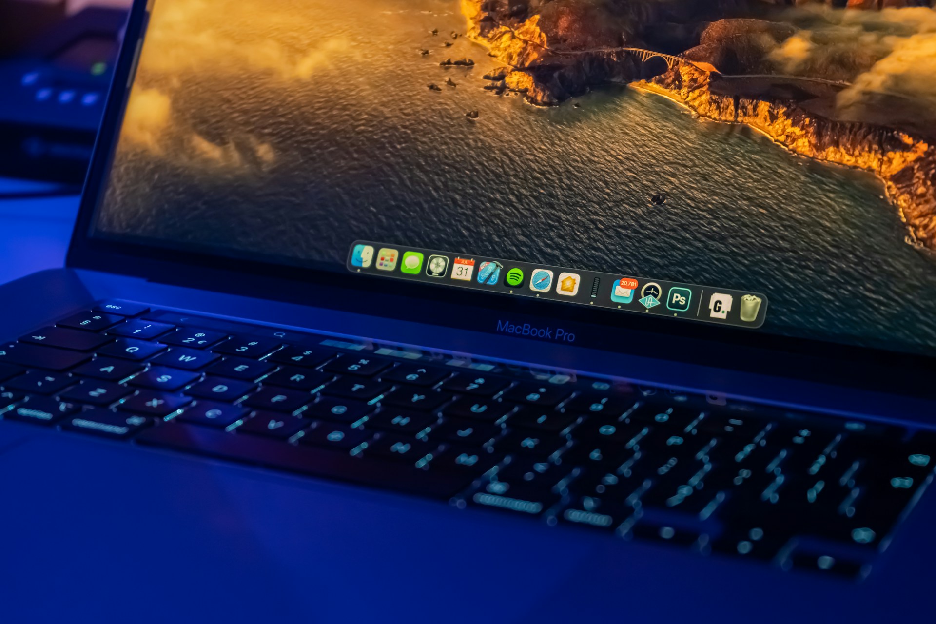 Scherm van een laptop