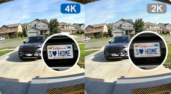 4k beeld met zicht van top tot teen