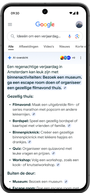 AI overzichten verjaardag pcactive.nl