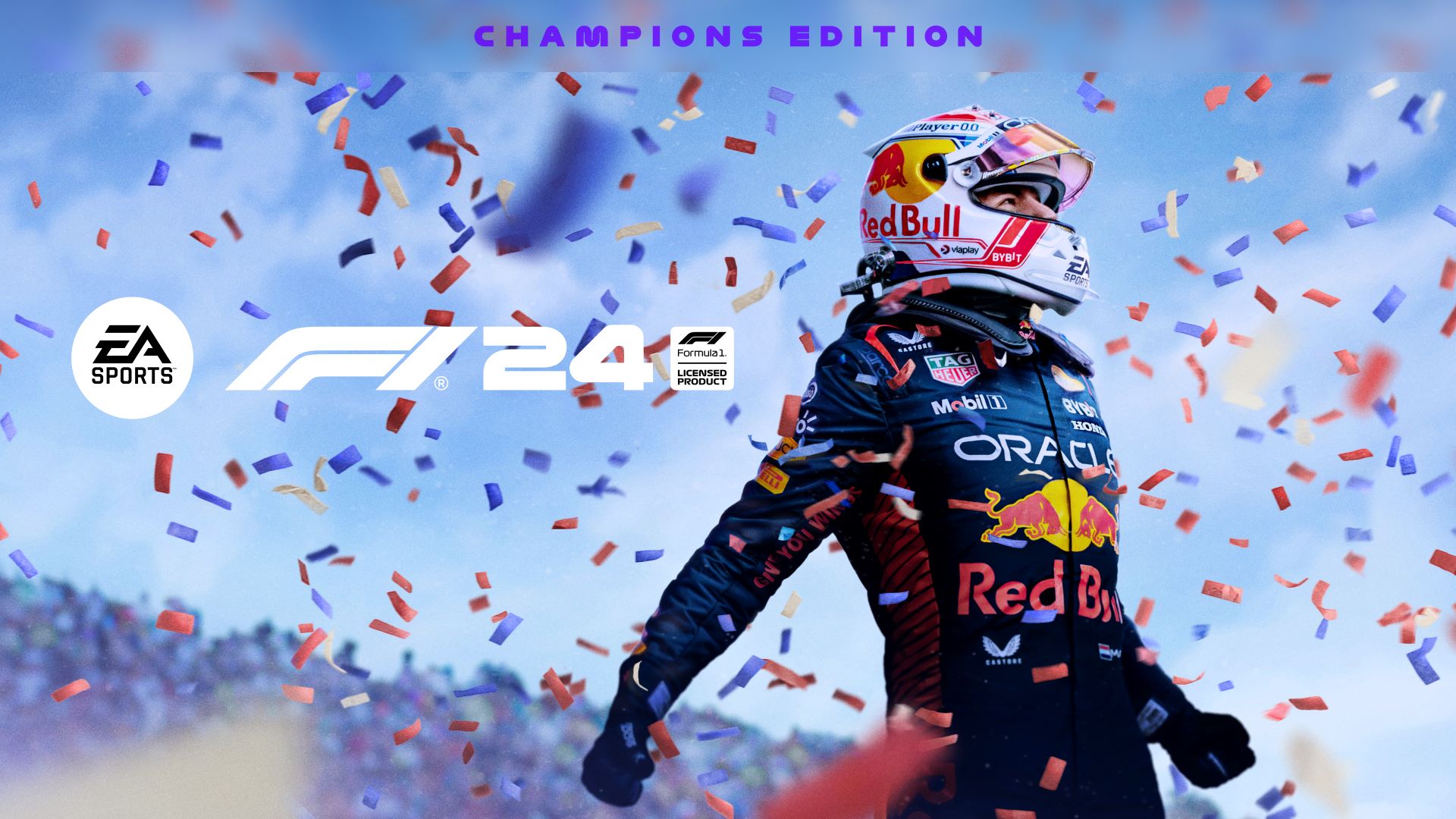 EA F1 24 CHAMPIONS Max Verstappen liggend