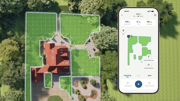 Eufy Robotgrasmaaier mapping app pcactive.nl
