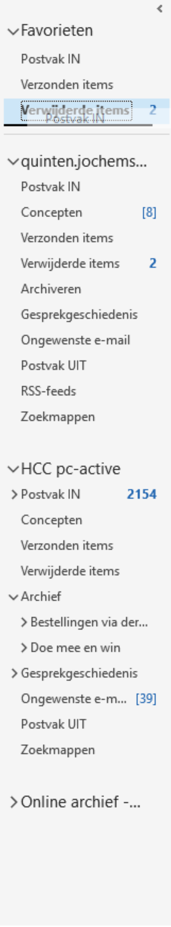 Folder verplaatsen pcactive.nl