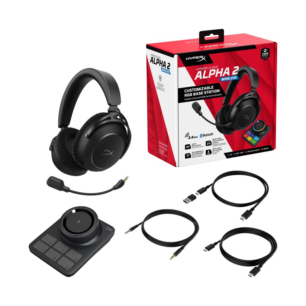 Headset met toebehoren