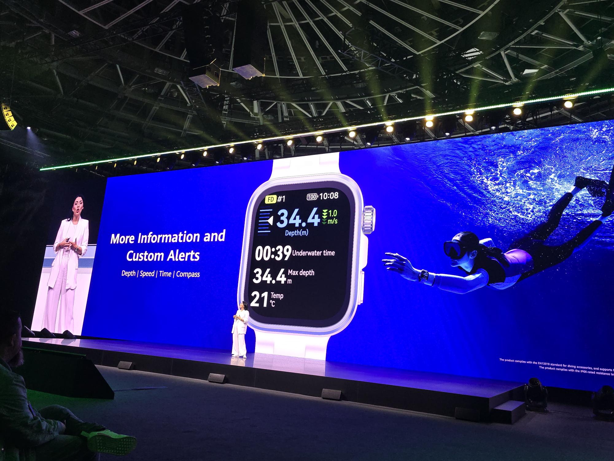 Huawei watch Fit 4 duiken