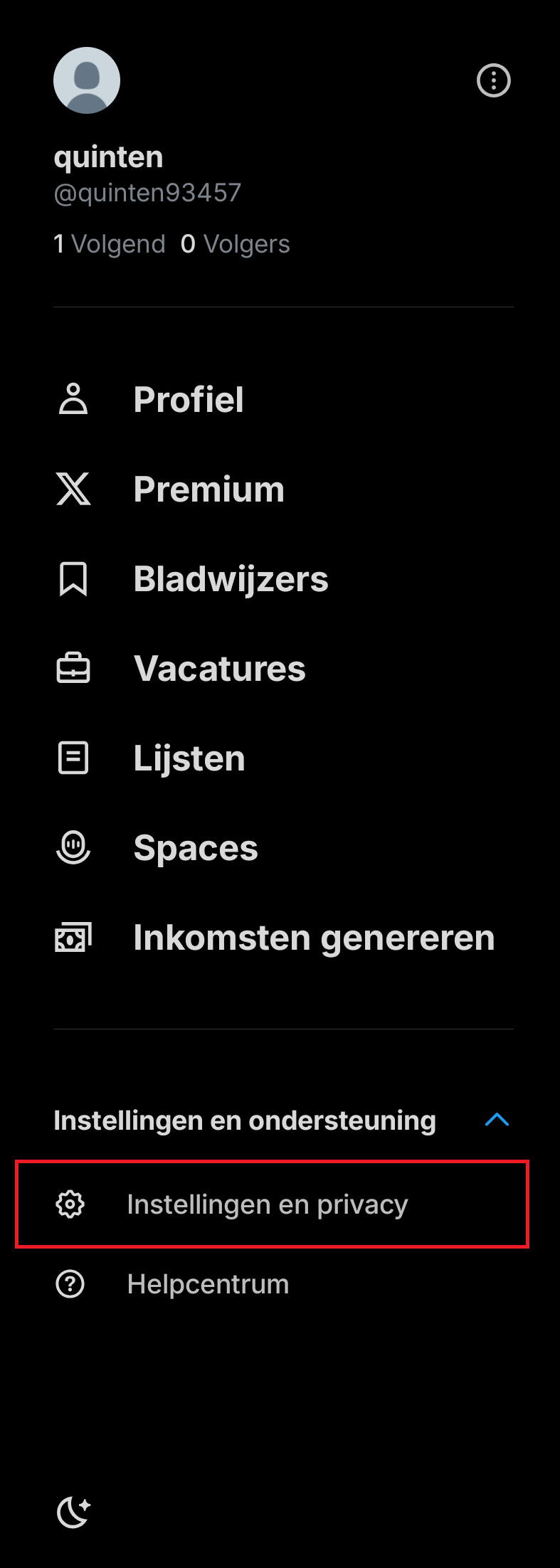 Instellingen en privacy pcactive.nl