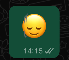 Yes nodding emoji