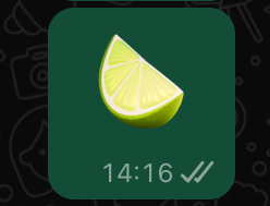 Lime emoji 