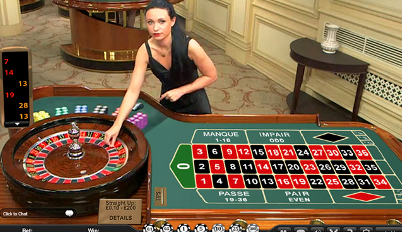 Live dealer roulette spel online