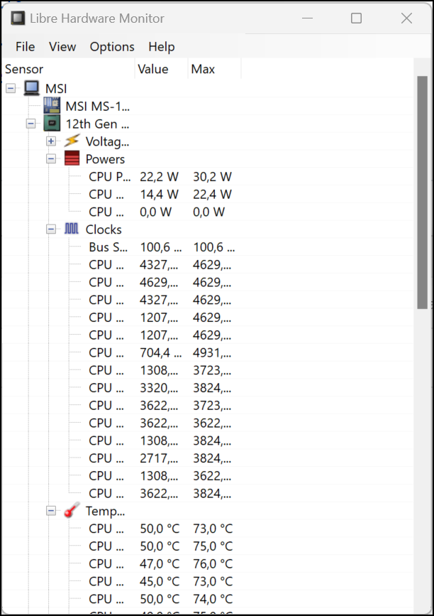 Libre Hardware Monitor 2