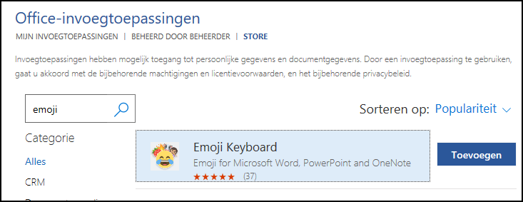 Emoji toevoegen nieuw 2