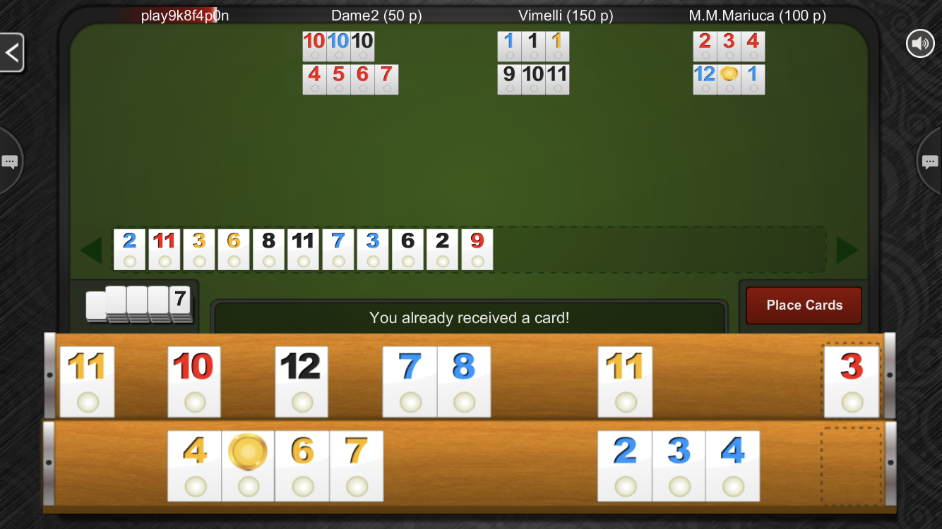 Review Rummy 45 – Remi Etalat: Online rummikub