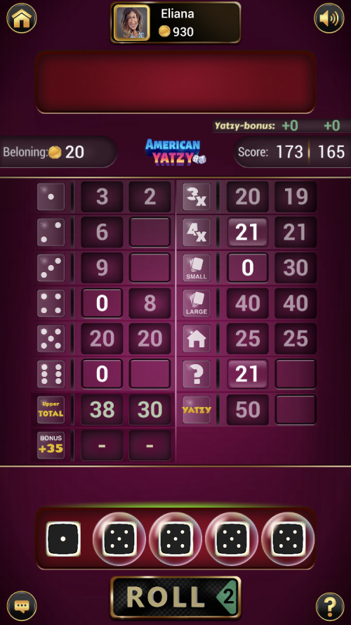 Review Yatzy – Offline: Yahtzee