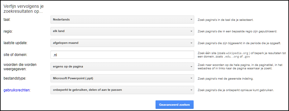 09 googleverfijnen 2