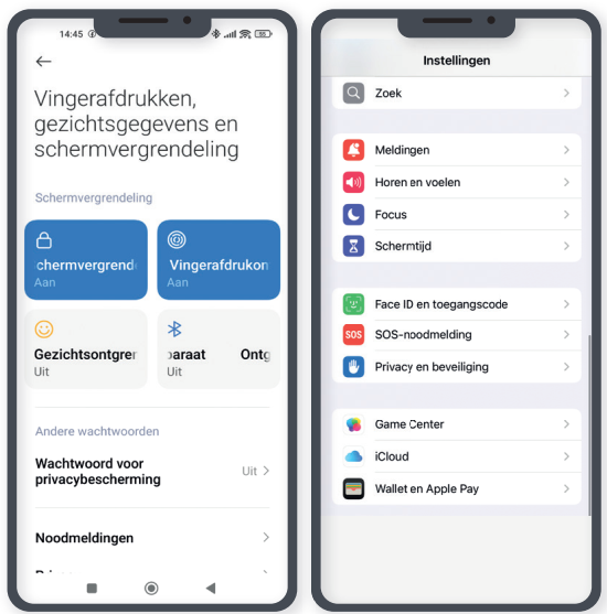Toegangscode instellen