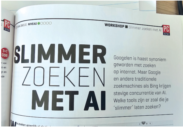 Foto van tijdschrift