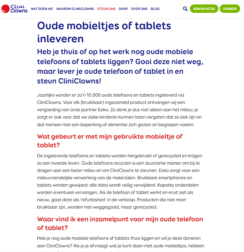 k1 cliniclownsdonatie