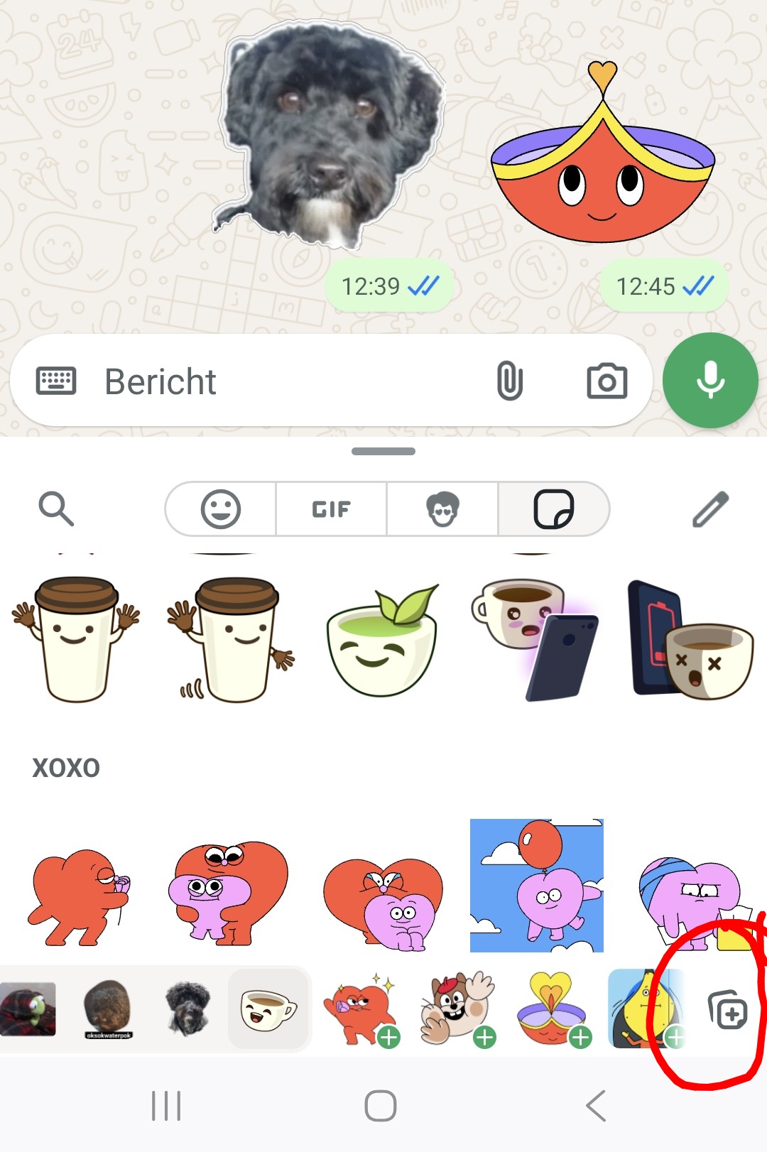 Cirkel vierkantje met plusje rechtsonderin 1