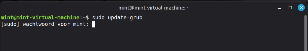 10 Update grub