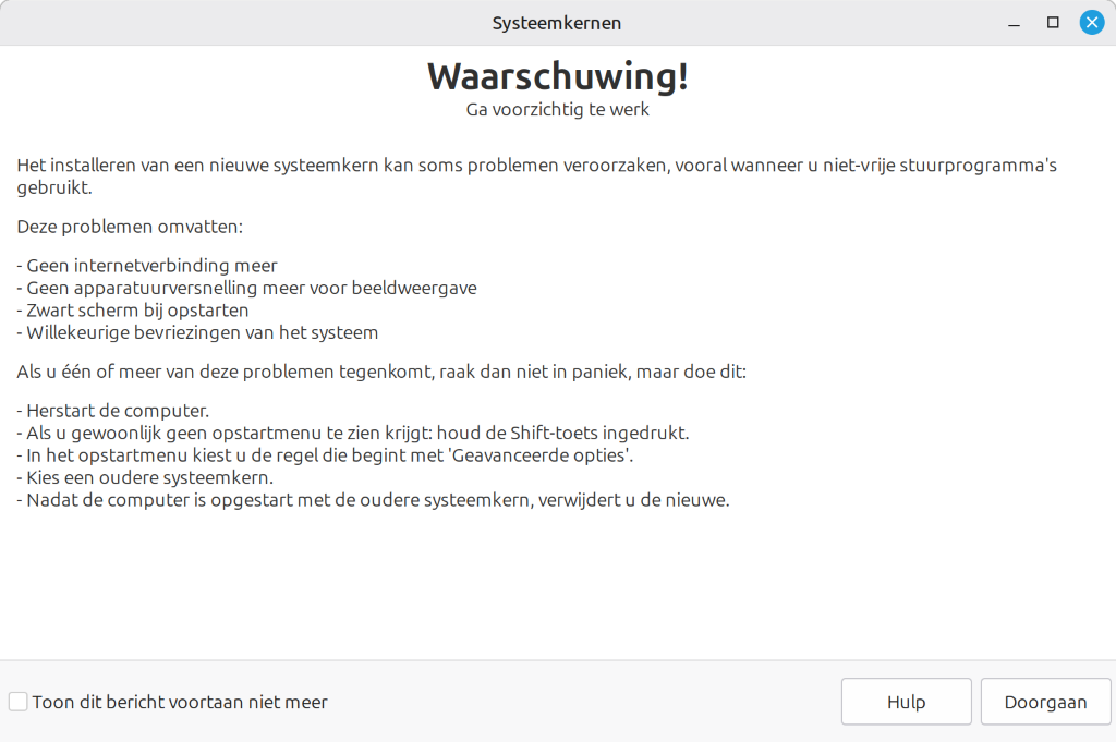 2 Waarschuwing