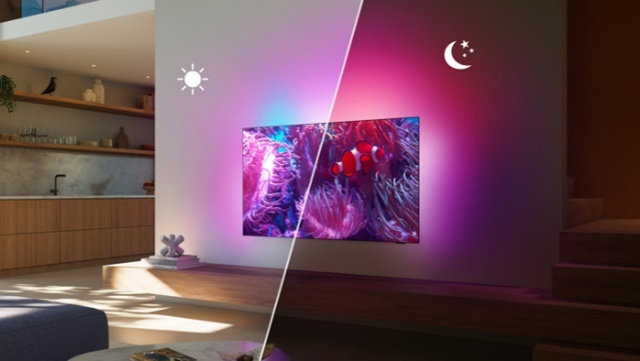 Phiips Ambilight TV AI Ambient Sensing