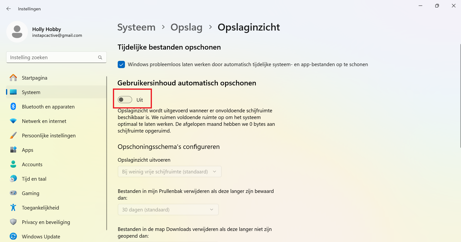 STEP 4 Enable Storage Insight