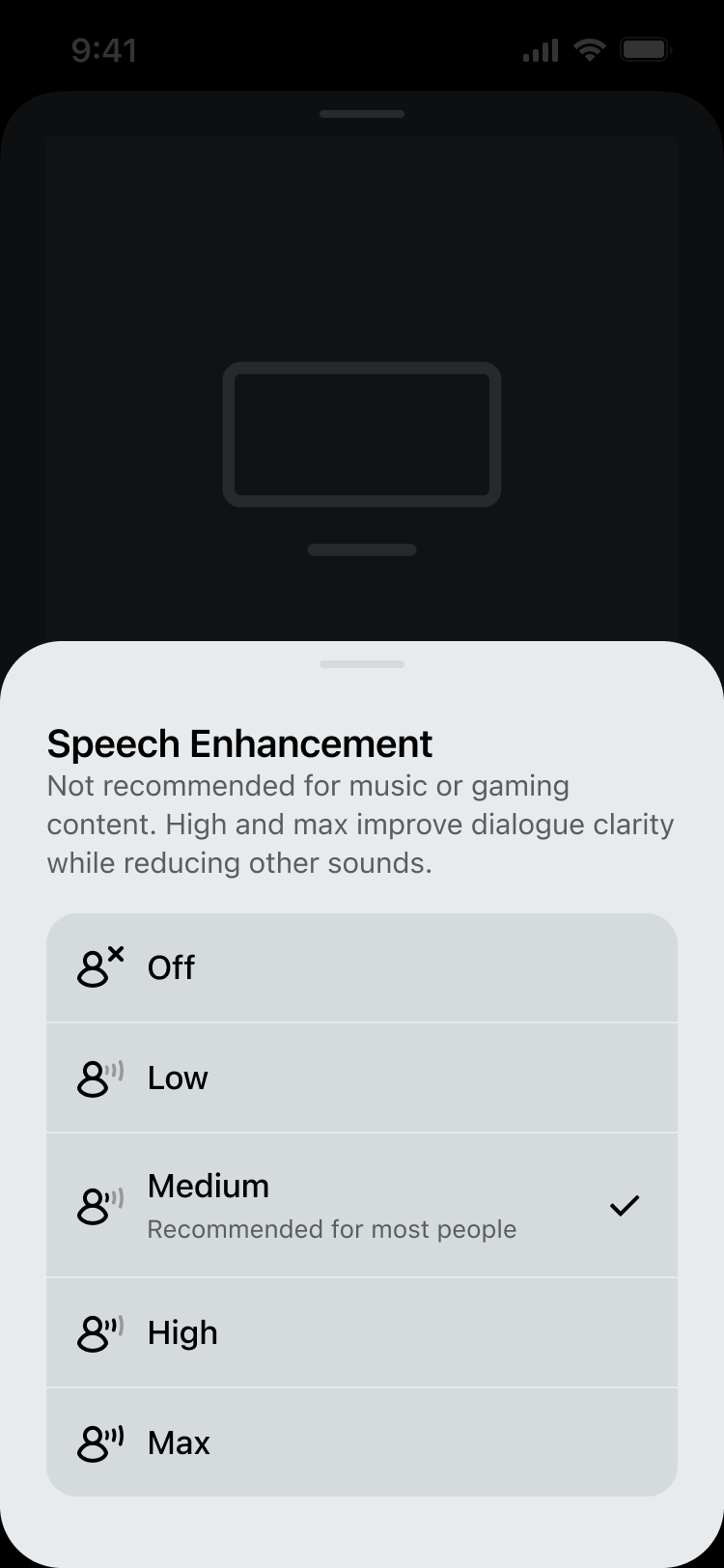 Speech Enhancement iOS10