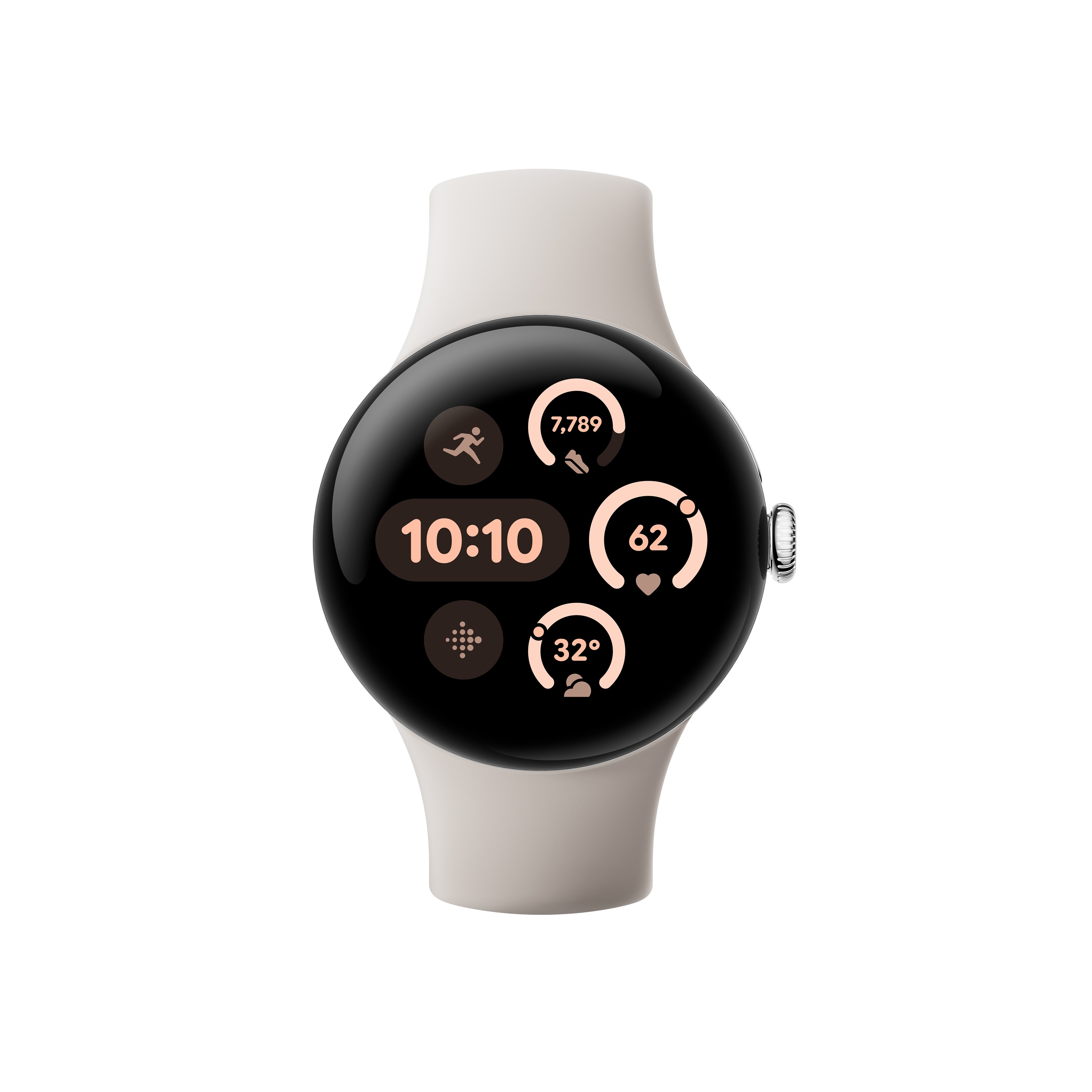 Pixel Watch 3 41mm Active Porcelain Front