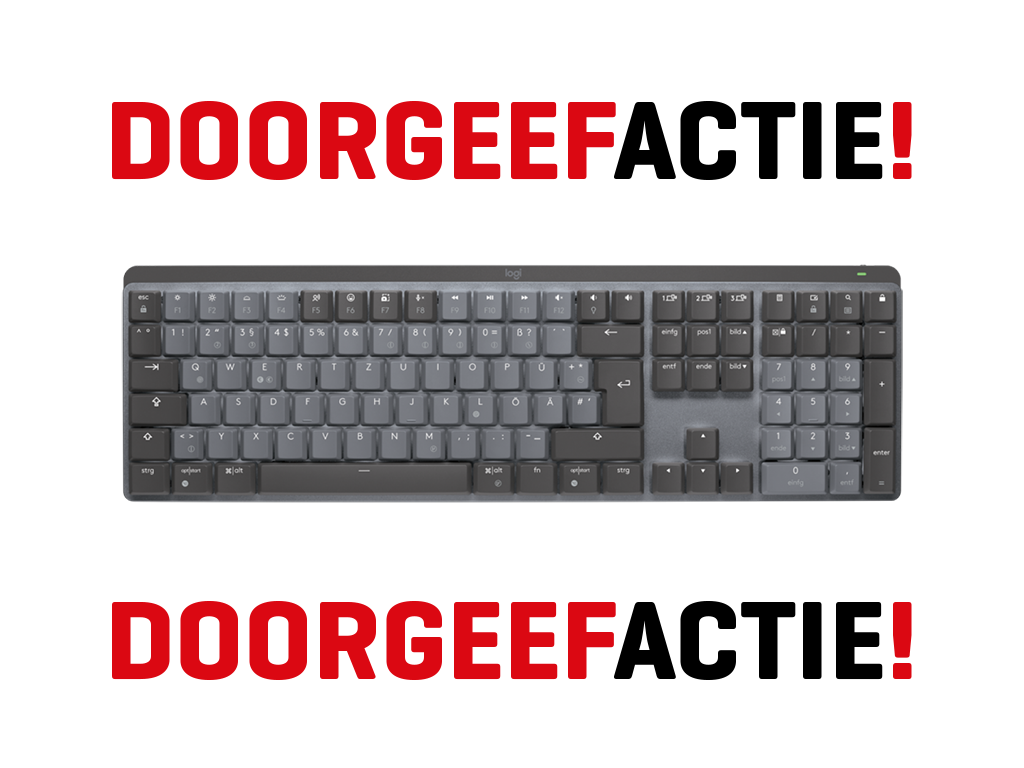 doorgeefactie Logitech MX mechanical