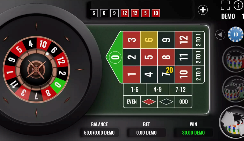 mini roulette spel online